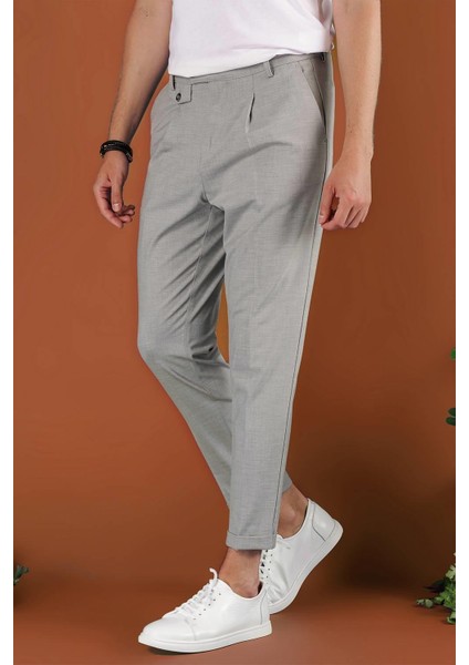 P 1119 Slim Fit Gri Spor Pantolon indirimleri