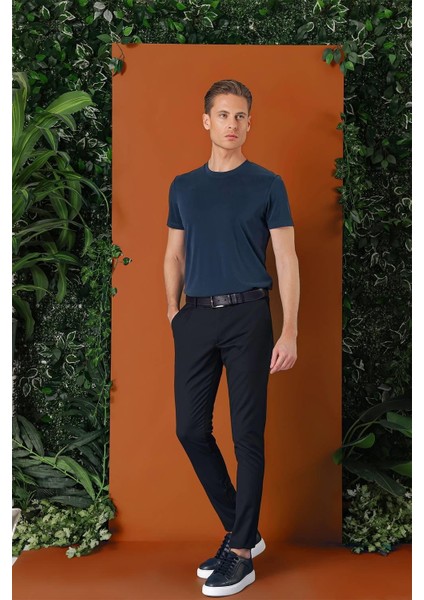 Slim Fit Yan Cep Esnek Pamuk Casuel Lacivert Pantolon P 1147 fiyatları