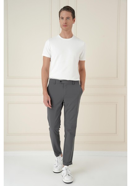 Comfort Fit Beli Lastikli Yan Cep Füme Jogger Pantolon P 1150 fiyatları