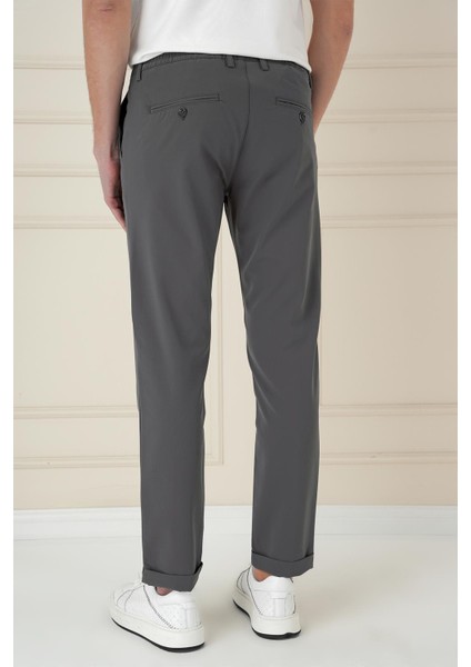 Comfort Fit Beli Lastikli Yan Cep Füme Jogger Pantolon P 1150 fırsatları