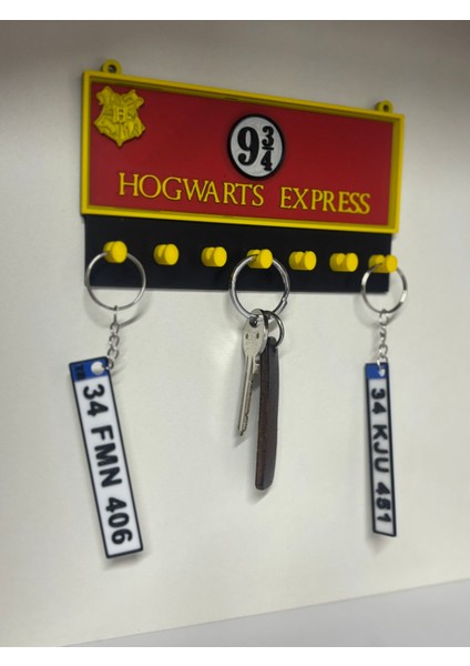 Hogwarts Express Anahtarlık Askısı – 3D Baskı Duvar Dekoru fiyatları