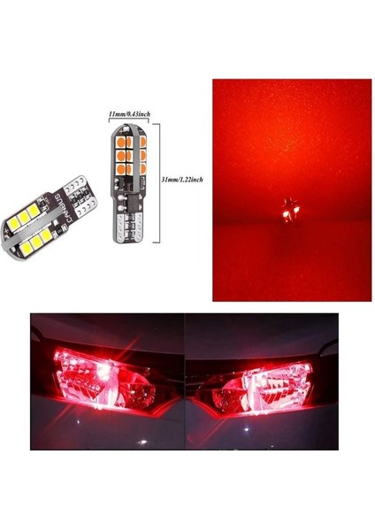 (2 x Adet) 1 Takım Canbus T10 24 LED 3030 Chıp ( 24LED Dipsiz Ampul ) fiyatları