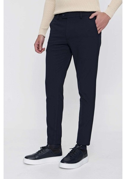 P 1102 Slim Fit Lacivert Spor Pantolon modelleri