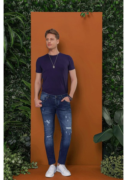 Denim Pnt 112 Koyu Mavi Jean Pantolon