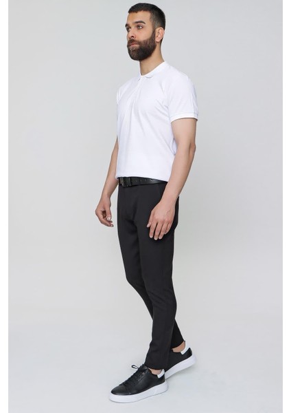 Slim Fit Yan Cep Esnek Pamuklu Casuel Siyah Pantolon P 1088 fiyatları