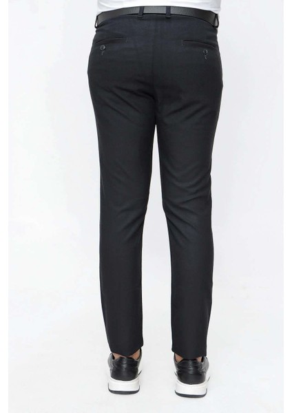 P 1104 Slim Fit Koyu Siyah Spor Pantolon modelleri