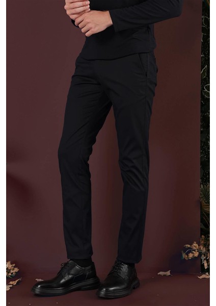 P 1125 Slim Fit Siyah Spor Pantolon indirimleri