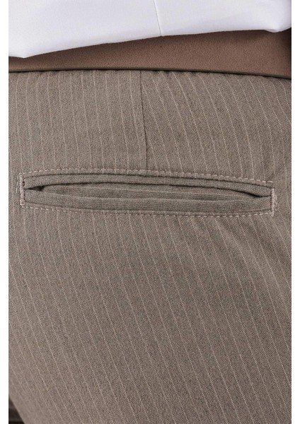 P 1136 Slim Fit Bej Klasik Pantolon indirimleri