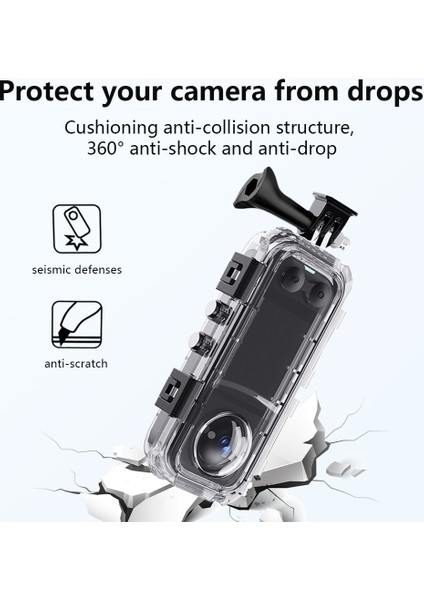 Insta 360 X4 Uyumlu Su Geçirmez Kılıf modelleri