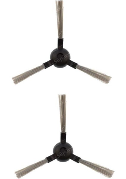 Yüksek Performanslı Robot Süpürge Orijinal 2 Li Yan Fırça ile Temizlik