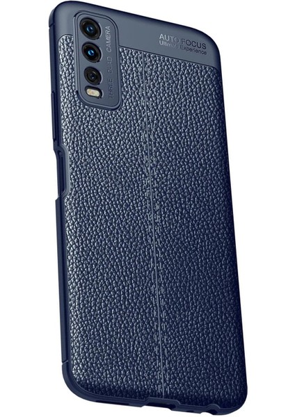 Newface Vivo Y11S Kılıf Auto Focus Kapak - Lacivert