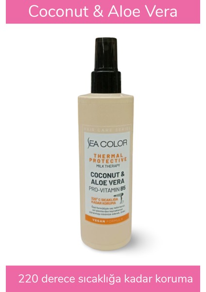 Yüksek Saç Teli Koruma Özellikli Fön Suyu Coconut - Aloe Vera - Provitamin B5 220 ml fiyatları