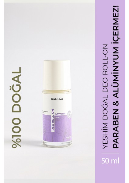 Yeshım Deo Roll-On / Alüminyum ve Paraben İçermez