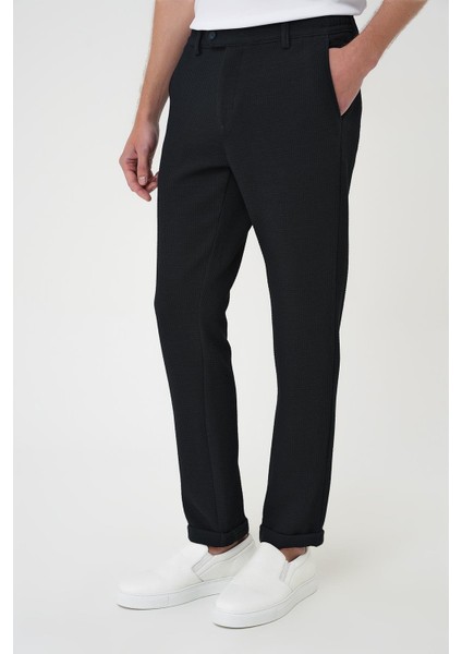 P 1166 Slim Fit Lacivert Klasik Pantolon fırsatları