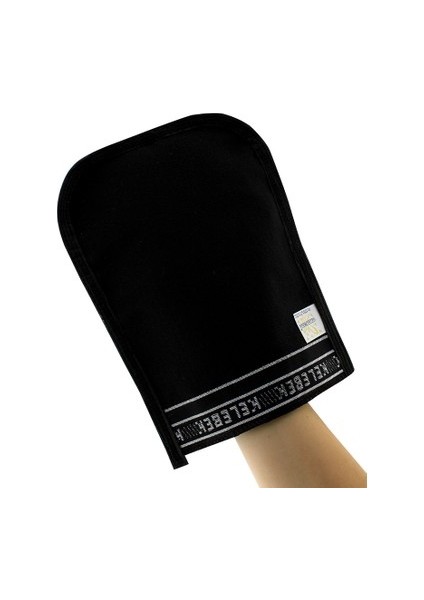 Osmanlı Kalın Siyah Banyo Hamam Kesesi 25X18 cm fiyatları