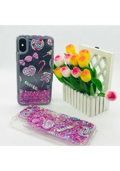 Apple iPhone x Kılıf Renkli Eğlenceli Silikon Marshmelo Silikon