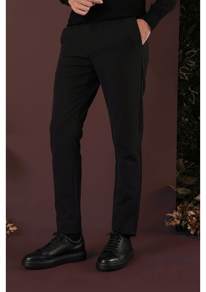 P 1135 Slim Fit Siyah Spor Pantolon fırsatları