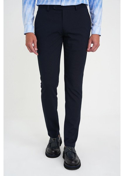 Comfort Fit Beli Lastikli Yandan Tokalı Esnek Lacivert Jogger Pantolon P 1178 fiyatları