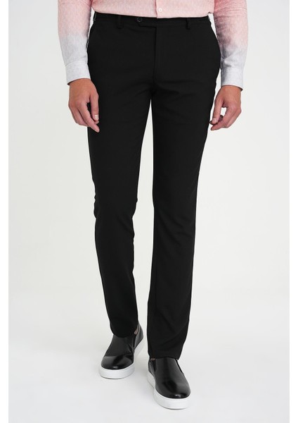 Comfort Fit Beli Lastikli Yandan Tokalı Esnek Lacivert Jogger Pantolon P 1178 fırsatları