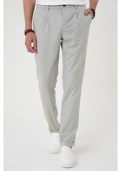 Comfort Fit Beli Lastikli Pileli Gri Jogger Pantolon P 1182 fiyatları