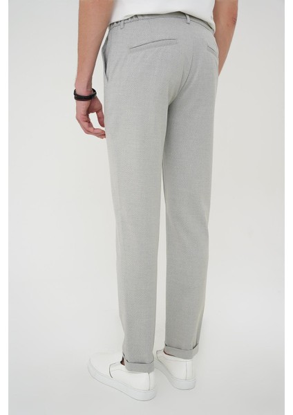 Comfort Fit Beli Lastikli Pileli Gri Jogger Pantolon P 1182 indirimleri