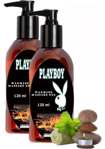 Warming Massage Gel 2 Adet 120 ml Isıtıcılı, Rahatlatıcı, Kaydırıcı Tüm Vücut Masaj Jeli