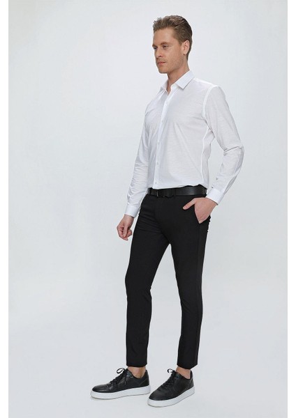 P 1077 Slim Fit Siyah Spor Pantolon modelleri