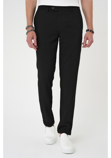 Comfort Fit Beli Lastikli Siyah Jogger Pantolon P 1179 fiyatları