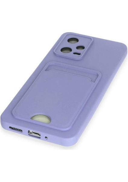 Newface Xiaomi Poco X5 5g Kılıf Kelvin Kartvizitli Silikon - Lila fırsatları