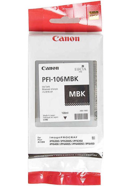 PFI-106MBK Mat Siyah Kartuş 130ML