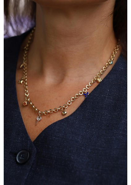 14 Ayar Altın Cetaş Eterna Kolye modelleri