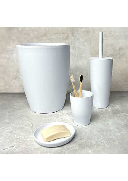 Pure Banyo Seti 5'li Beyaz