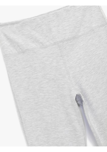 Yüksek Bel Slim Fit Ispanyol Paça Spor Tayt modelleri