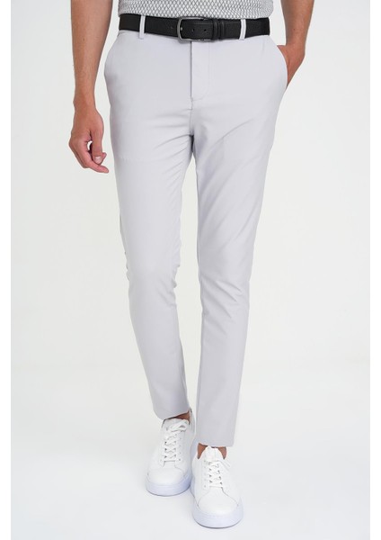 Slim Fit Yan Cepli Esnek Düz Koyu Taş Pamuk Pantolon P 1197 fırsatları