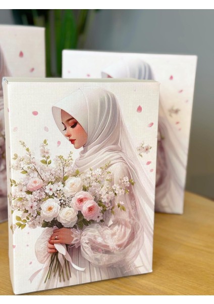 Gelin Türbanlı Çeyiz Kutusu-3 Lü Çeyiz Kutusu-Gelin Kutusu-Gelin Bohça Kutusu-Damat Kutusu fiyatları