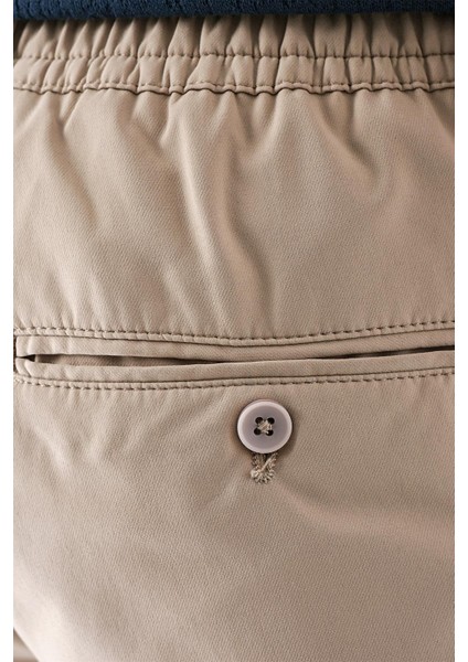 Comfort Fit Beli Lastikli Yan Cep Taş Jogger Pantolon P 1150 fırsatları