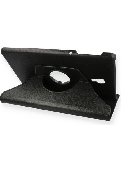 Newface Samsung Galaxy T590 Tab A 10.5 Kılıf 360 Tablet Deri Kılıf - Siyah