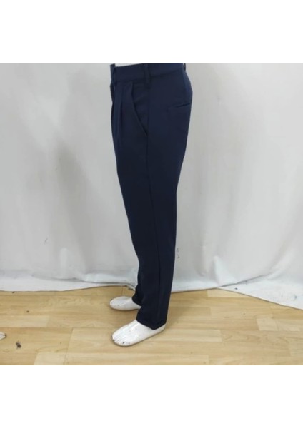 Erkek Belden Düğmeli Cepli Dokuma Pantolon indirimleri