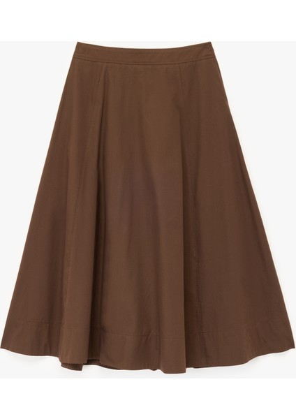 Pamuklu Midi Kloş Etek fiyatları