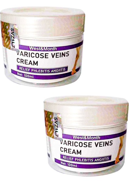 Varix Varicose Veins West&month Leg Bakım Kremi 100 ml x 2 Adet