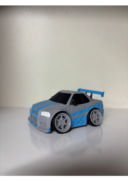 Nissan Skyline R34 Model Araba – 3D Baskı Koleksiyon Figürü modelleri