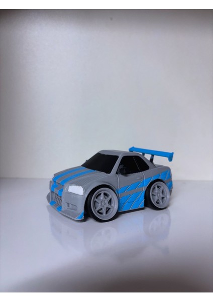 Nissan Skyline R34 Model Araba – 3D Baskı Koleksiyon Figürü fırsatları