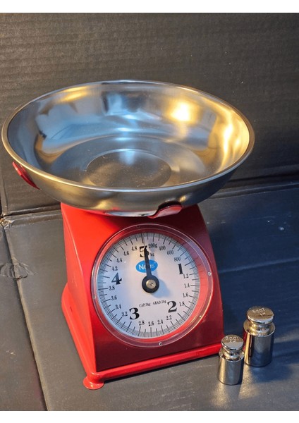 5 kg Retro Nostalji Mutfak Tartısı Analog Terazi ( Lisinya )