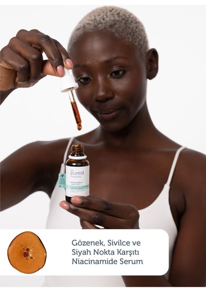 Karma Ciltler İçin Cilt Bakım Seti - Gözenek Sıkılaştırıcı ve Cilt Tonu Eşitleyici, Sülfat ve Paraben İçermeyen 3'lü Set