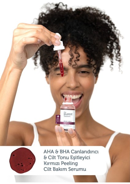 Karma Ciltler İçin AHA Peeling ve Niacinamide Serumlu Cilt Bakım Seti - 2'li Paket