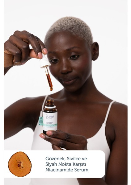 Karma Ciltler İçin AHA Peeling ve Niacinamide Serumlu Cilt Bakım Seti - 2'li Paket