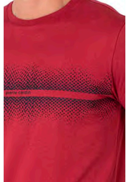 6102 Erkek Uzun Kollu Bisiklet Yaka Pijama Takımı-Bordo fiyatları