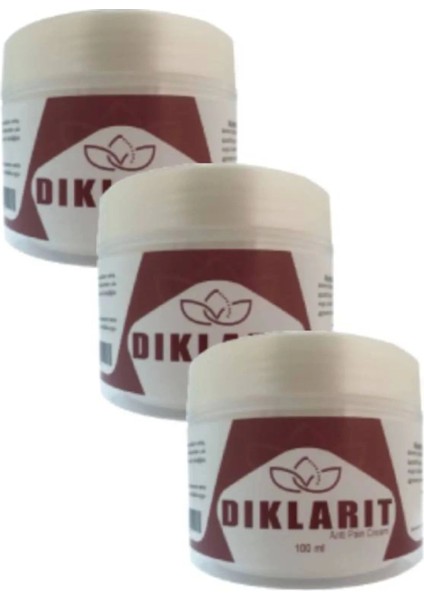 Natural Creams Diklarit Vücut Bakım-Onarım Kremi 100 ml x 3 Adet