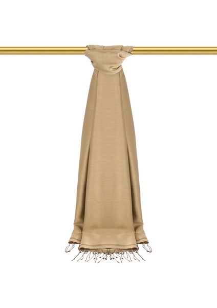 Bej Kahverengi Çift Taraflı Ipek Şal fiyatları