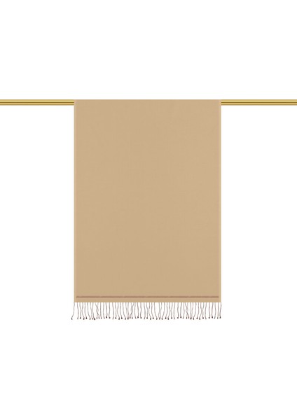 Bej Kahverengi Çift Taraflı Ipek Şal modelleri